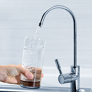 Municipal water drinking tap